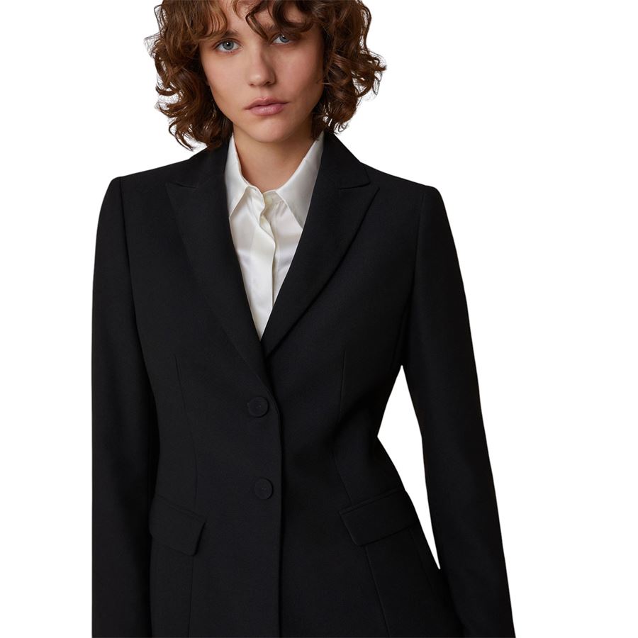 Neris Blazer in envers satin da donna Penny Black | 2511041092200007